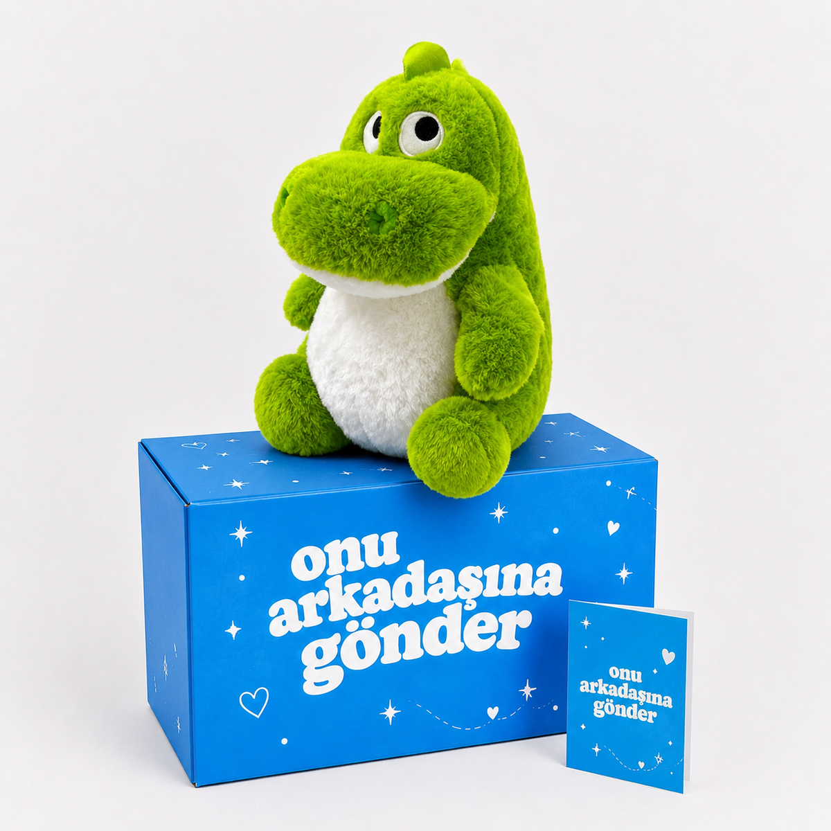 30 CM Yeşil Peluş Dinozor