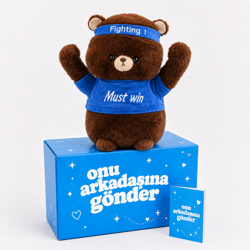 45 CM Winner Bear Kahverengi Peluş